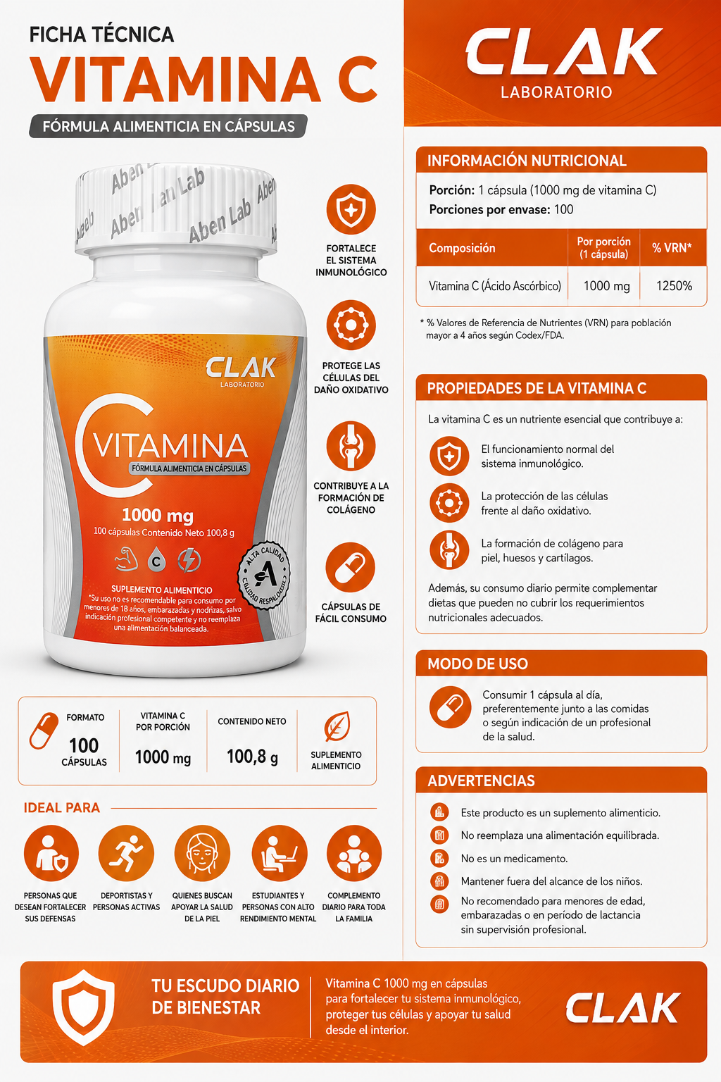 Pack Bienestar Petidos de Colageno Hidrolizado/Omega 3/ Viatmina C - Imagen 4
