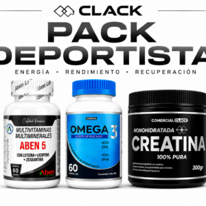 Pack Deportista - Creatina /Omega3/ Multivitaminico (Aben 5)