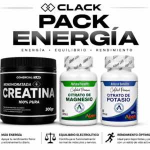 Pack Energia - Creatina /Citrato de Magnesio/ Citrato de Potasio