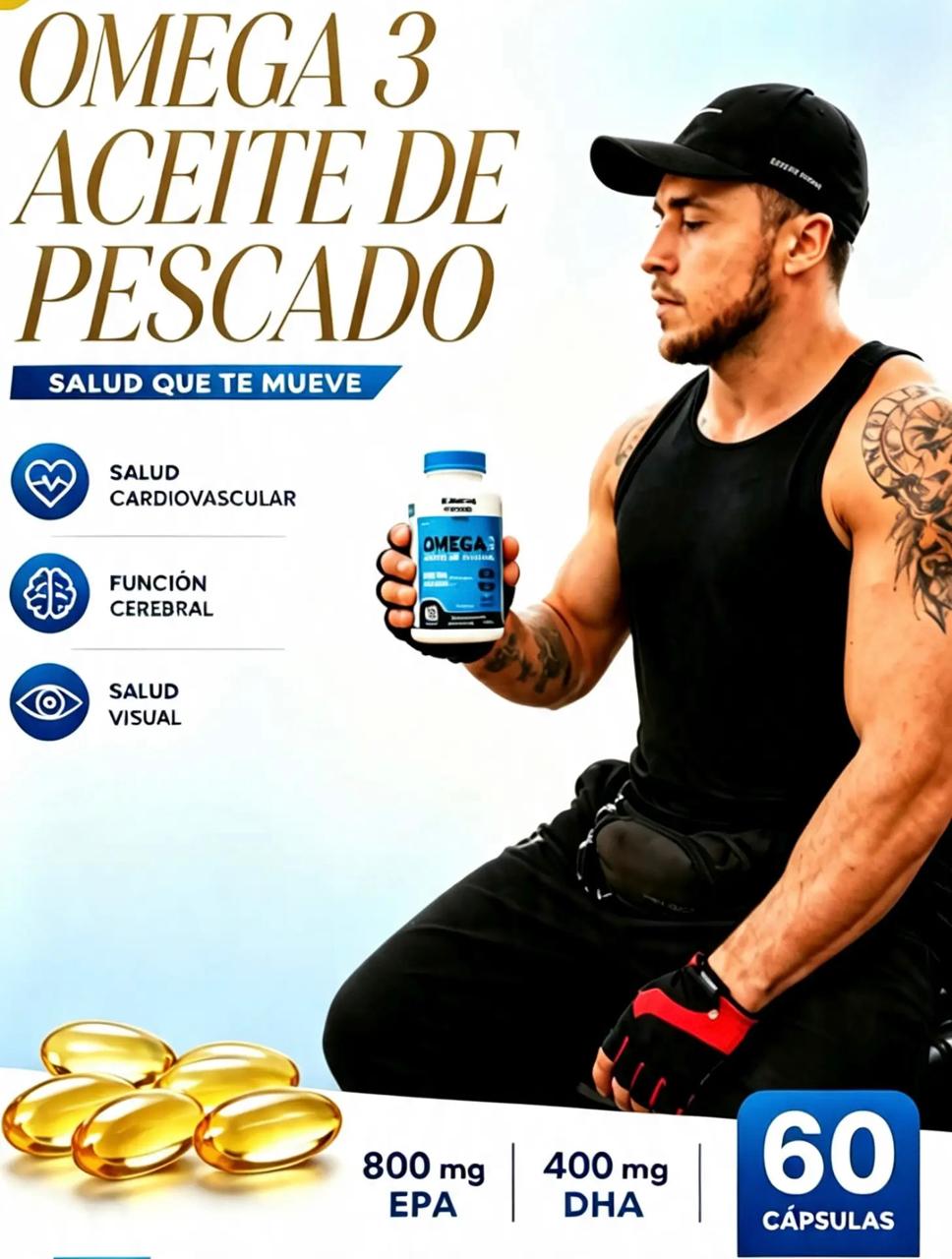 Omega 3 EPA 800 DHA 400 - Imagen 5